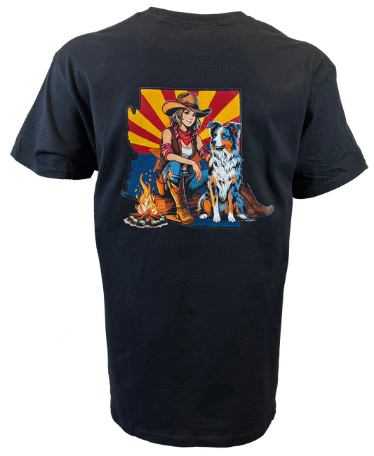 Cowgirl AZ Flag T-Shirt